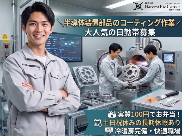 半導体装置部品のコーティング作業製造・機械加工