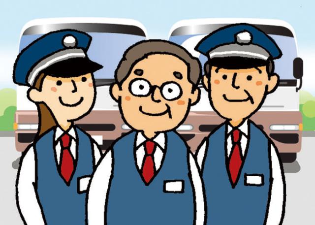 使用するのは運転しやすい小型バス◎60歳以上のドライバーも活躍しています！