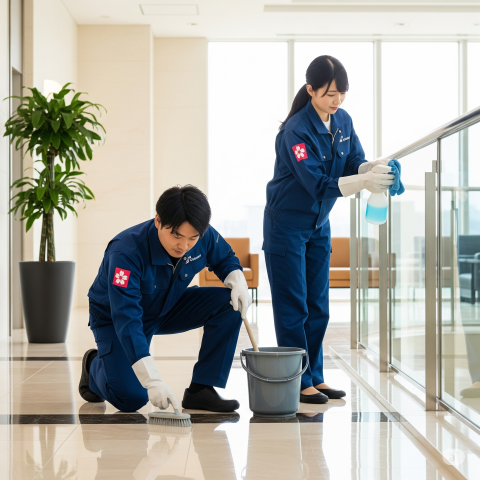 ＜週3〜5日の夜間清掃＞未経験・ブランク歓迎！しっかり稼げます！チーム制だから安心！夜間定期清掃 スタッフ