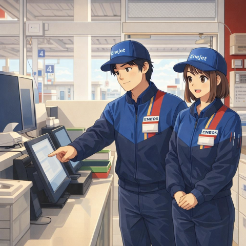 セルフGSスタッフ／資格・経験不問／乙種四類有資格者尚可！週2日〜相談可！WワークOK。働きやすさ◎セルフ式のガソリンスタンドスタッフ