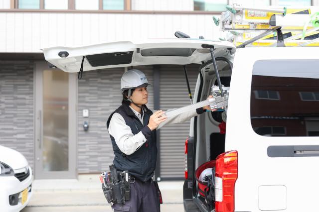 転勤なし／法人・個人向けセキュリティ機器の設置工事士／インフラを支える技術職／未経験歓迎／中途活躍中セキュリティ工事士
