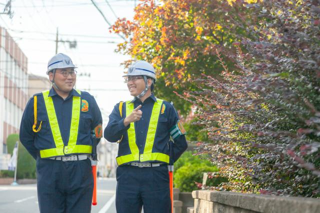 入社祝い金50,000円＆日払いOK♪（規定あり）有給消化率100％！地元で安心して働こう♪日勤警備員