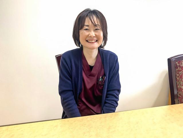 ★スタッフインタビュー【3】
看護師／Hさん（勤続約8年）