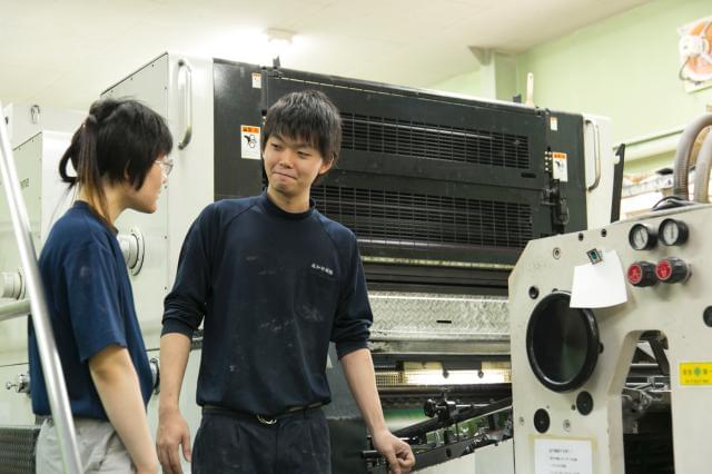 基本的には二人一組での作業。なので頼れる先輩と一緒で安心◎