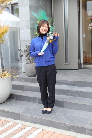 住宅展示場内、少人数のアットホームな事務所です。