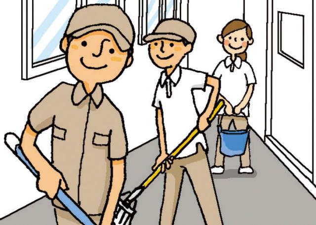 先輩がフォローするので、不安なくスタート可能。
清掃業務の経験がある方は、なお歓迎します！