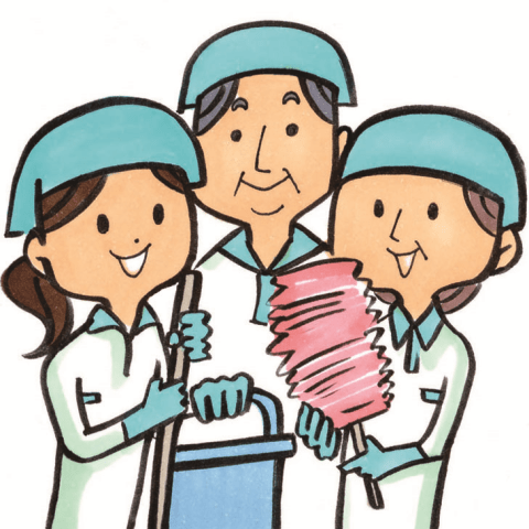 時給1400円／マンション共用部のおそうじスタッフ！駅から近くて通いやすい♪男女活躍中！マンションの清掃スタッフ