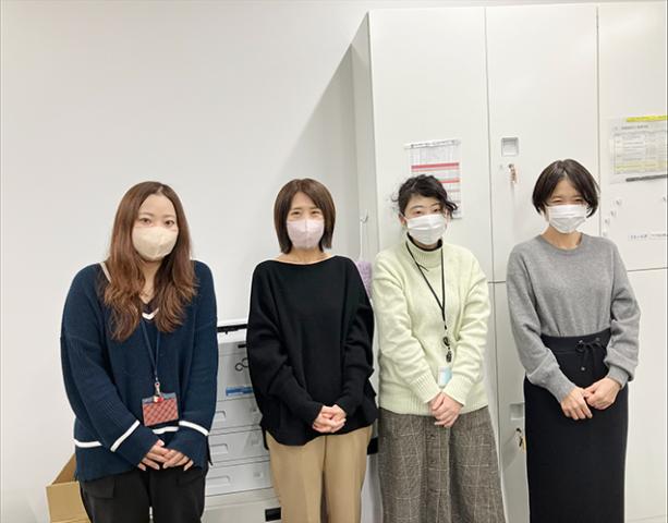 現在は30代〜50代の女性を中心に活躍中！
子育て世代のスタッフも多数在籍しています◎