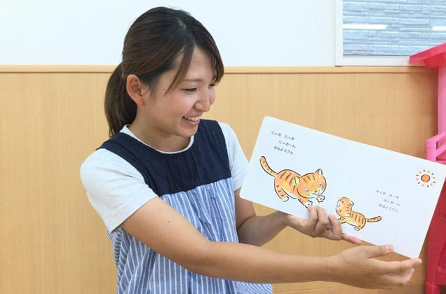 ★今年の5月から勤務している保育士Kさんにインタビュー
〜入職の決め手は園長先生との面接でした!〜