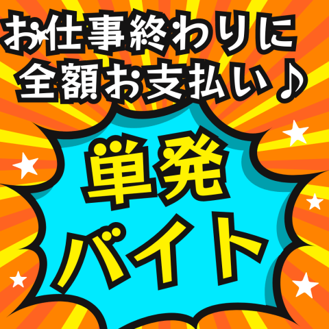 【単発】希望日1日だけOK!通販商品の仕分けのお仕事!☆当日給与全額現金支給☆車通勤・ネイルOK♪通販商品の仕訳のピッキング・梱包・仕分けのお仕事