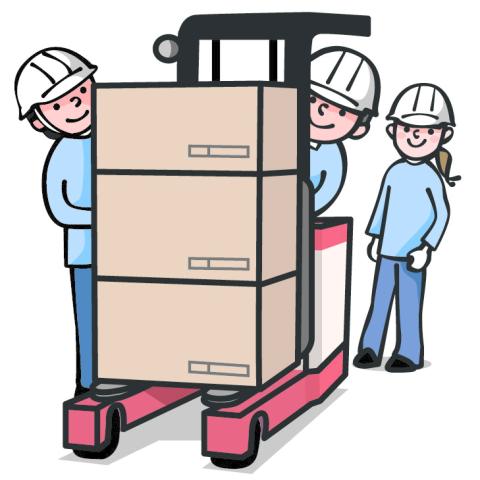 カウンター式・リーチ式リフトにて飲料水の入出荷作業 日勤専属／20代〜50代フォークリフト資格取得者フォークリフトドライバー