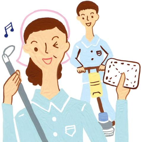 男女スタッフ活躍中！お小遣い稼ぎや日々の運動代わりに、気軽に始められる清掃ワークです。