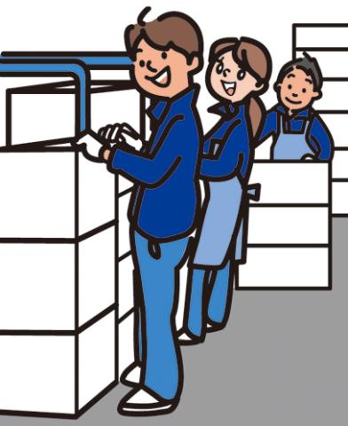 フリーター中心に幅広い世代の男女が活躍中!
モクモクと作業がしたい方にオススメ。