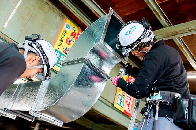 モノづくりの充実感はもちろん、現場施工のスケールの大きな達成感も味わえますよ!