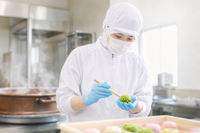 自分の手で『美味しいお菓子』を作りたい方へ。「美味しさ」を作り、「幸せ」を届けるお仕事があります。和菓子職人、洋菓子職人（パティシエ）、新商品開発