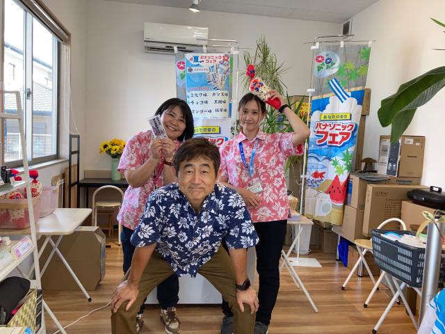 ≪菊池郡大津町≫＼女性活躍中／《街のでんきやさん　パナソニックの店で働く》・短時間勤務・休日相談可♪お客様巡回サポート（ひまわりスタッフ）