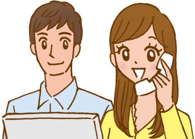 オフィス内での勤務です♪