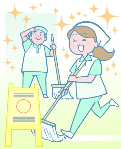 午前9時〜3時間勤務/平日の週5日でしっかり稼ぐ！1人でモクモクと働ける現場です★配送センター（3階建て）の清掃スタッフ