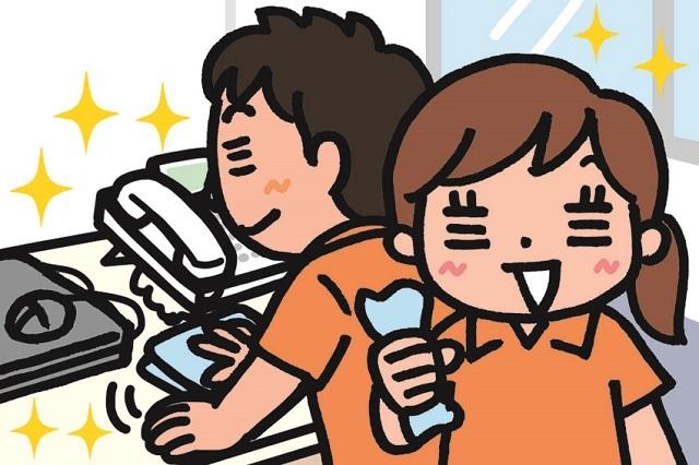 職場では、幅広い年代の男女スタッフが活躍中!
働きやすい環境で新しいスタートを切りませんか。