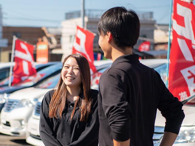 「車が好きだからじゃなくて、会社の雰囲気が好きで入社しました♪」車好きな方も、そうでない方もお待ちしております☆
