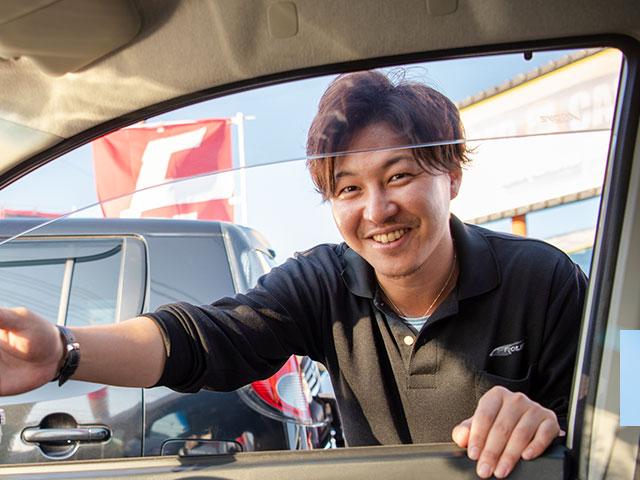 車好きがきっかけで、魅力ある会社に出会えて良かったです！
親しみやすくて熱い社長が、みんな大好きなんですよ☆