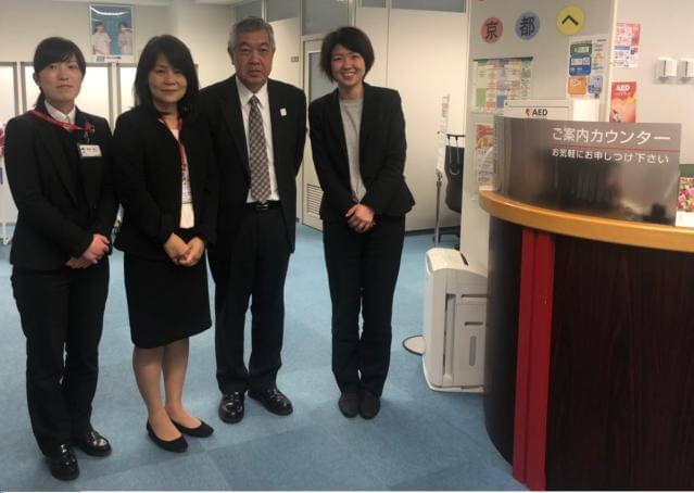 『京都駅前ライフプラザ訪問対応課』は笑顔あふれる楽しく元気なオフィスです。