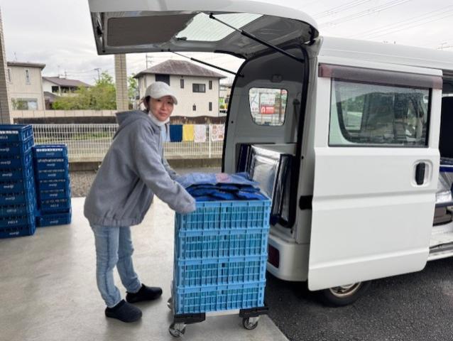 全社軽四AT車・決まったルートの配送だから、
未経験でも安心♪