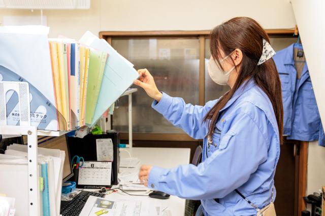 慣れてくれば、新しい業務にチャレンジ可能！