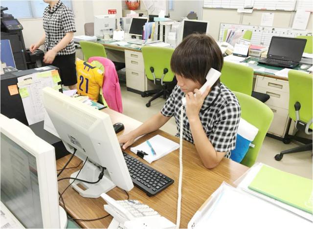 公私ともに充実の毎日が送れるはず。 少人数の職場で、30代の女性スタッフ活躍中!