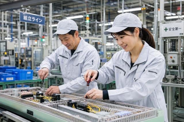 インフラを支える製品を製造する安定企業のお仕事【時給1,400円】土日祝休み