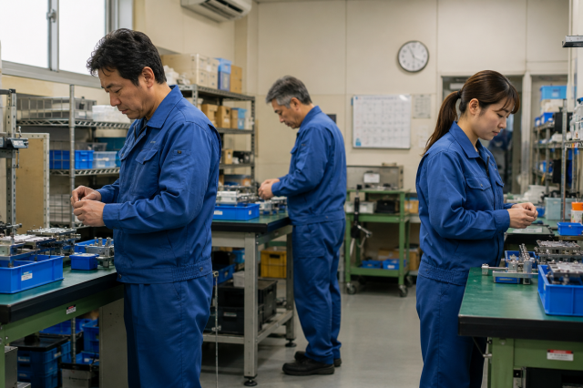 電子部品の加工、仕分け作業！夏にうれしい空調完備！　長期勤務歓迎分別・仕分け・検品