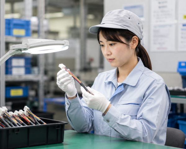 17時前退勤！冷房効いた部屋で、座りながら、作業は簡単！！担当者イチオシ求人に増員募集ですよ〜♪製品組立・目視検査
