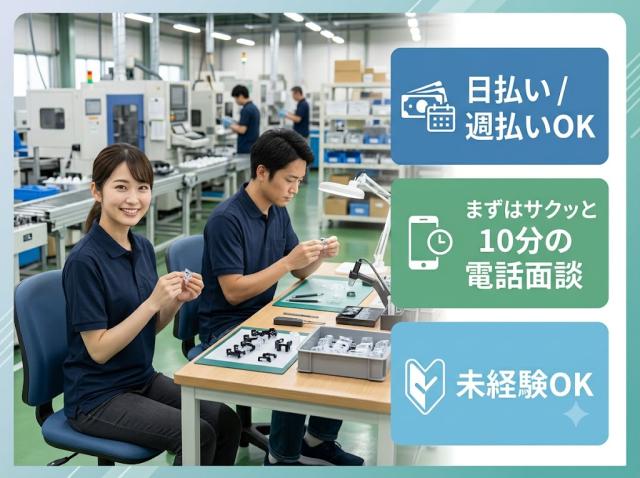 日払い週払いOK
お気軽にご応募ください♪