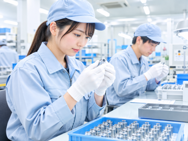空調完備の室内でコツコツ検査◎
8割が未経験スタート♪未経験歓迎!
