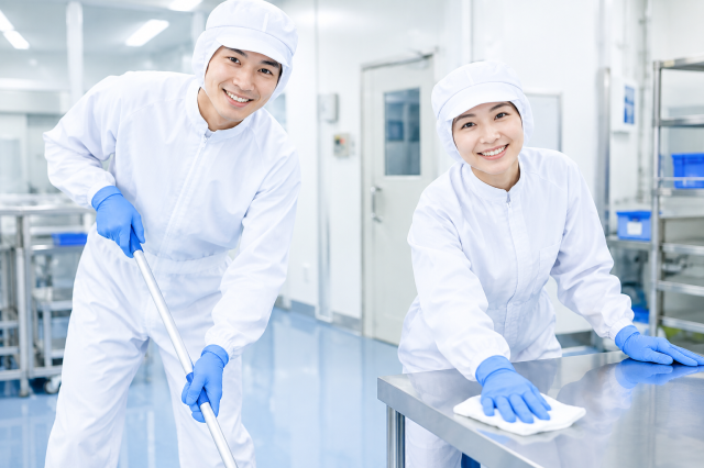 ≪汚れ作業なし!≫清潔なクリーンルーム内での清掃業務◎
高時給1,400円&残業ほぼなし♪年間休日130日で働きやすい!