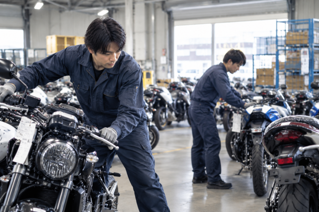 《茨木市》　☆バイク好き必見☆　バイクの検査＆運搬スタッフ募集◎バイクの検品・運搬
