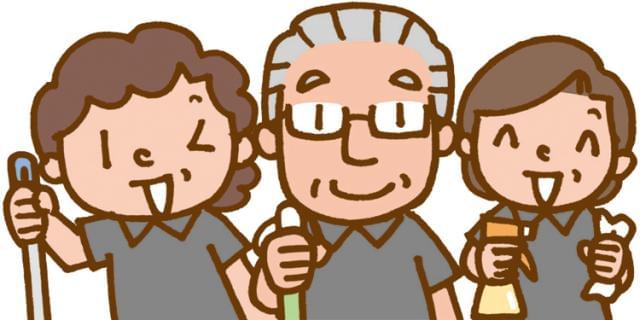 丁寧で確実な作業を期待されるのが清掃のお仕事。コツコツまじめな方が評価されます!