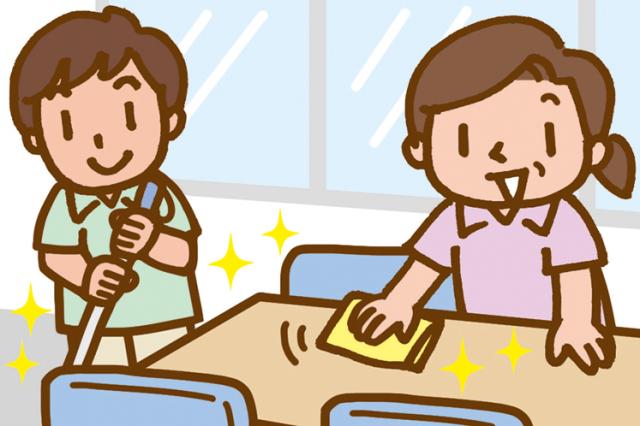 [簡単清掃]（大和西大寺駅近く）WワークOK！副業・かけもちOK！年齢・経験不問！性別不問！駅近くの塾での清掃スタッフ