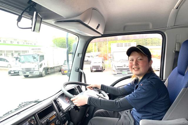 トラックや事業所内設備、自由な社風などドライバーが働きやすい環境が整っています。