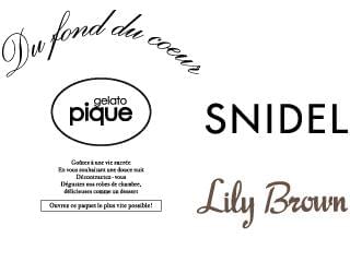 Gelato Pique／Snidel／Lily Brown