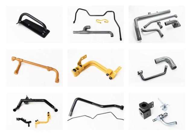 大型クレーン、パワーショベルなどの、人体でいうと“関節”にあたる“油圧パイプ”をつくっています◎