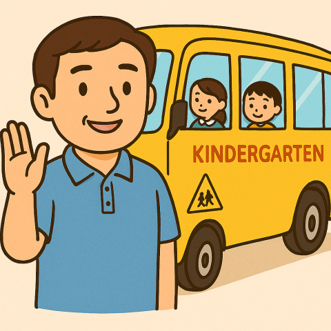 幼稚園バス運転手／時給1500円／週1日〜OKのスポット募集！Wワーク・副業兼業OK！大型自動車免許常勤運転手が休みの場合などのスポット幼稚園バス運転手