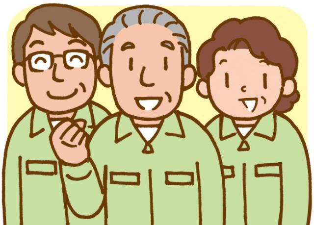 中高年世代の男性スタッフが活躍中！
長期で働ける方を歓迎します◎