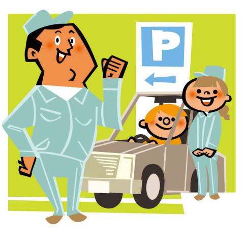 駐車場管理／簡単なPC操作ができればOK！／しっかり仕事に打ち込めるよう丁寧に指導します。駐車場管理スタッフ