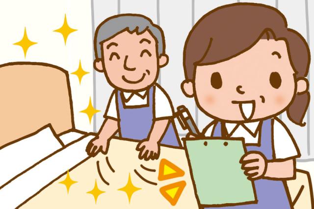 幅広い年代の女性スタッフが活躍中。
体を適度に動かすので健康づくりにもピッタリですよ◎