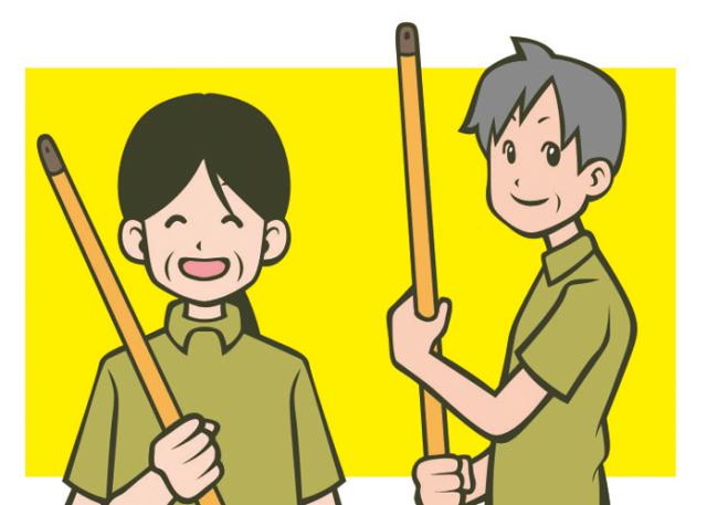 週3日勤務/午前のみの短時間/履歴書不要/小さな商業施設のお掃除小さな商業施設の日常清掃
