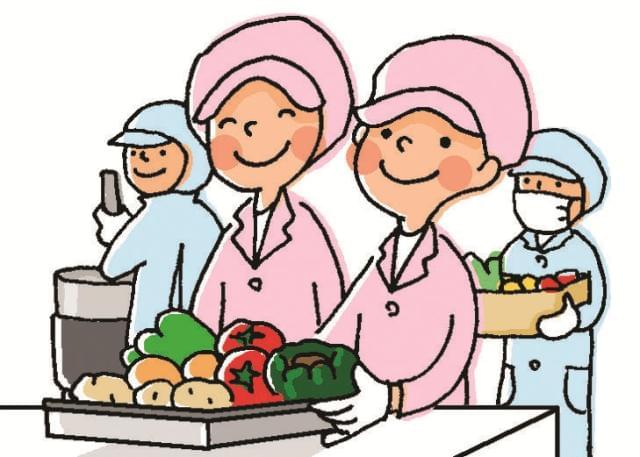 かわいい子どもたちの昼食と笑顔をつくるお仕事です♪