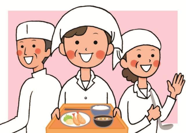 学校内給食室の配膳員のお仕事!働きやすい時間帯です♪