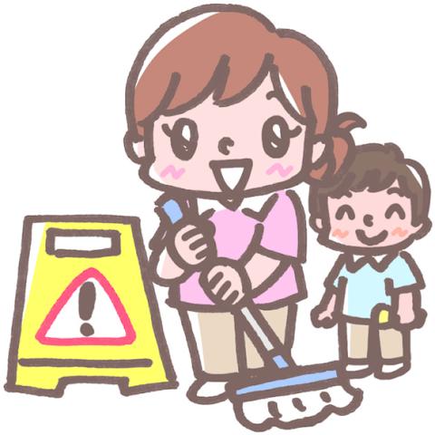 あなたの活躍は誰かの快適に繋がっています！テキパキ体を動かして、オフィスをピカピカにしてください。