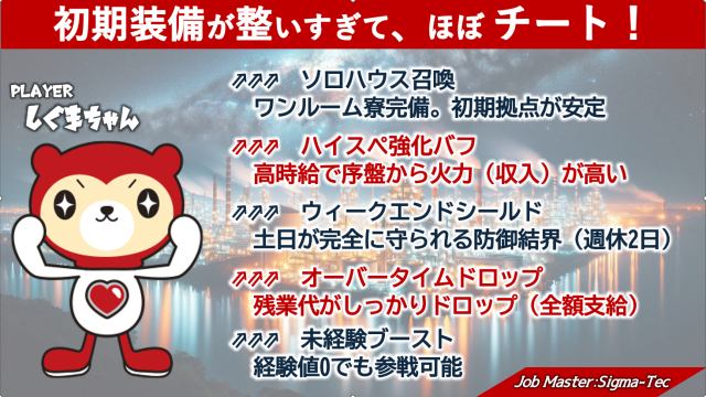 メリットごり押しのチート案件★